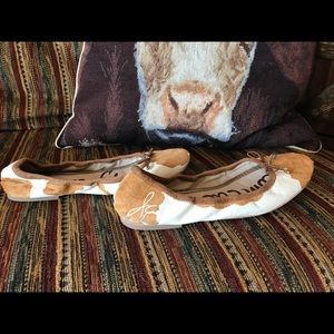 Sam Edelman cowhide flats